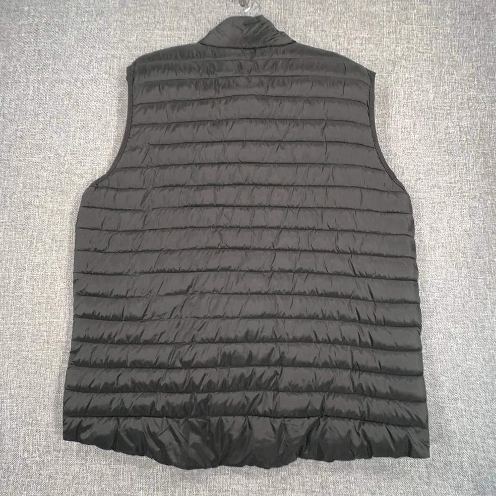 Las Vegas Raiders Puffer Vest Mens XXL (Fits as XL) Quilted Zip Team Apparel NEW